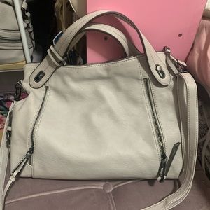 Jessica Simpson gray satchel